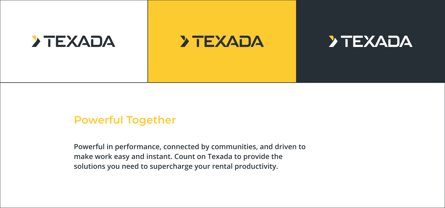 Texada Branding Update