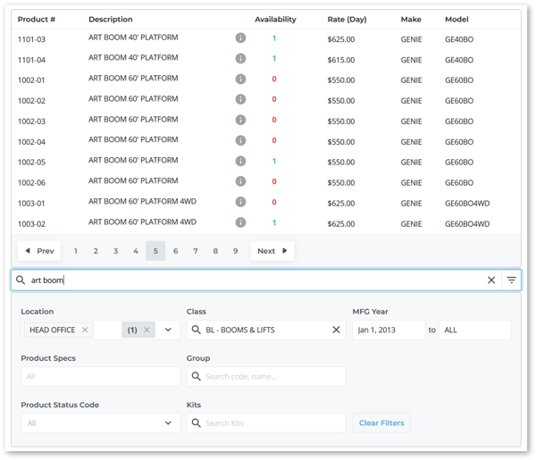 Contracts 2.0 - Asset Search + Filters SHADOW NO CAL