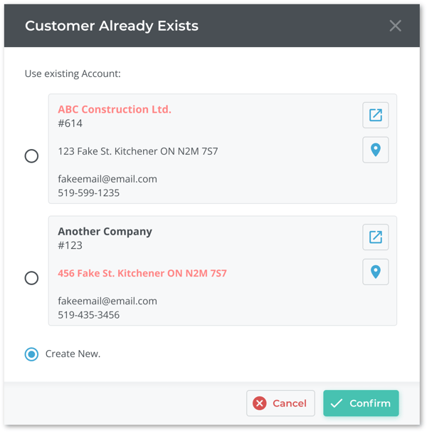 Contracts 2.0 - Customer Already Exists 2 SHADOW