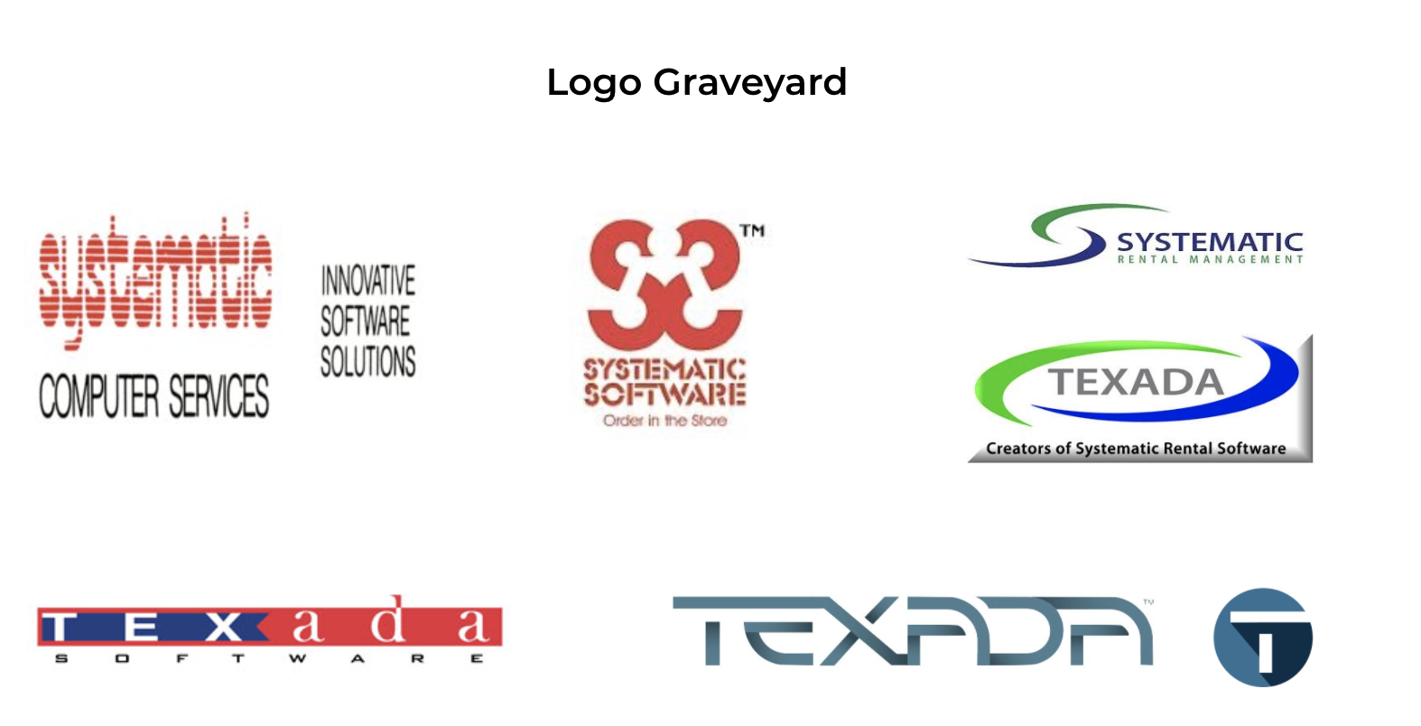 Texada and Systematic Retired Logos